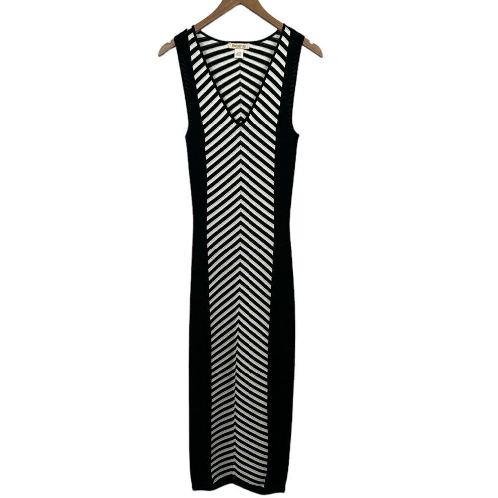Arden B Slinky Sexy Knit Bodycon Maxi Dress Small